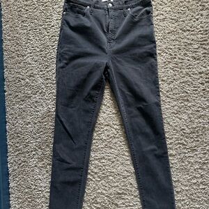 Madewell High-Rise Slim Jeans in Black